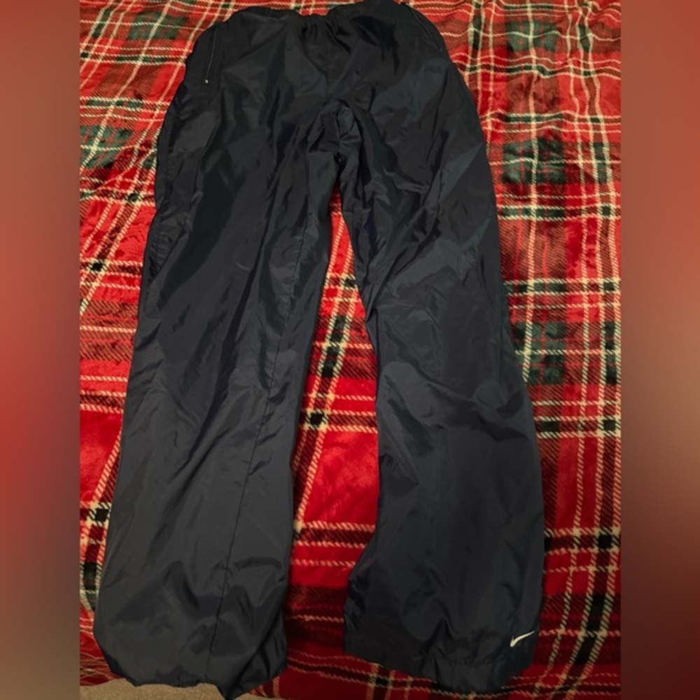 Nike‎ navy windbreaker pants size M (8-10)
